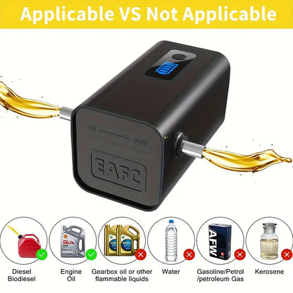 EAFC Portable Wireless oil pump - Easily Transfer Oil/ Crude Oil And Fuel with This Powerful Siphon Tool! (PRE-ORDER) - Electromann SA
