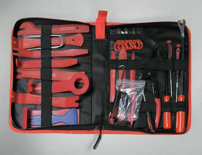 Car Stereo and Dashboard Trim Removal Toolkit in Nylon Bag - Electromann SA