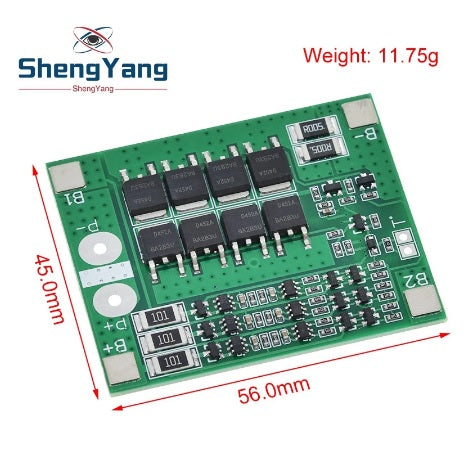 3S 25A Li-ion Lithium Battery Charger Protection Board