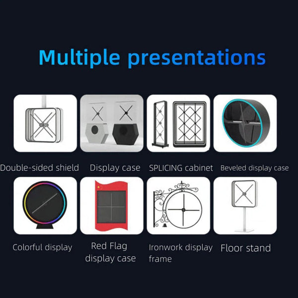 3d Hologram LED Wall Mounted Projector with Wifi App support