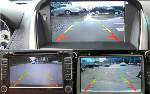 Mini Color Rearview Camera - Clear Video Footage and Enhanced Visibility for Safer Driving - Electromann SA