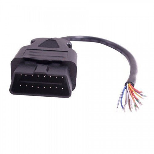 OBD2 16Pin Open Cable Car Diagnostic Adapter - Retrieve Codes and Monitor Live Data - Electromann SA