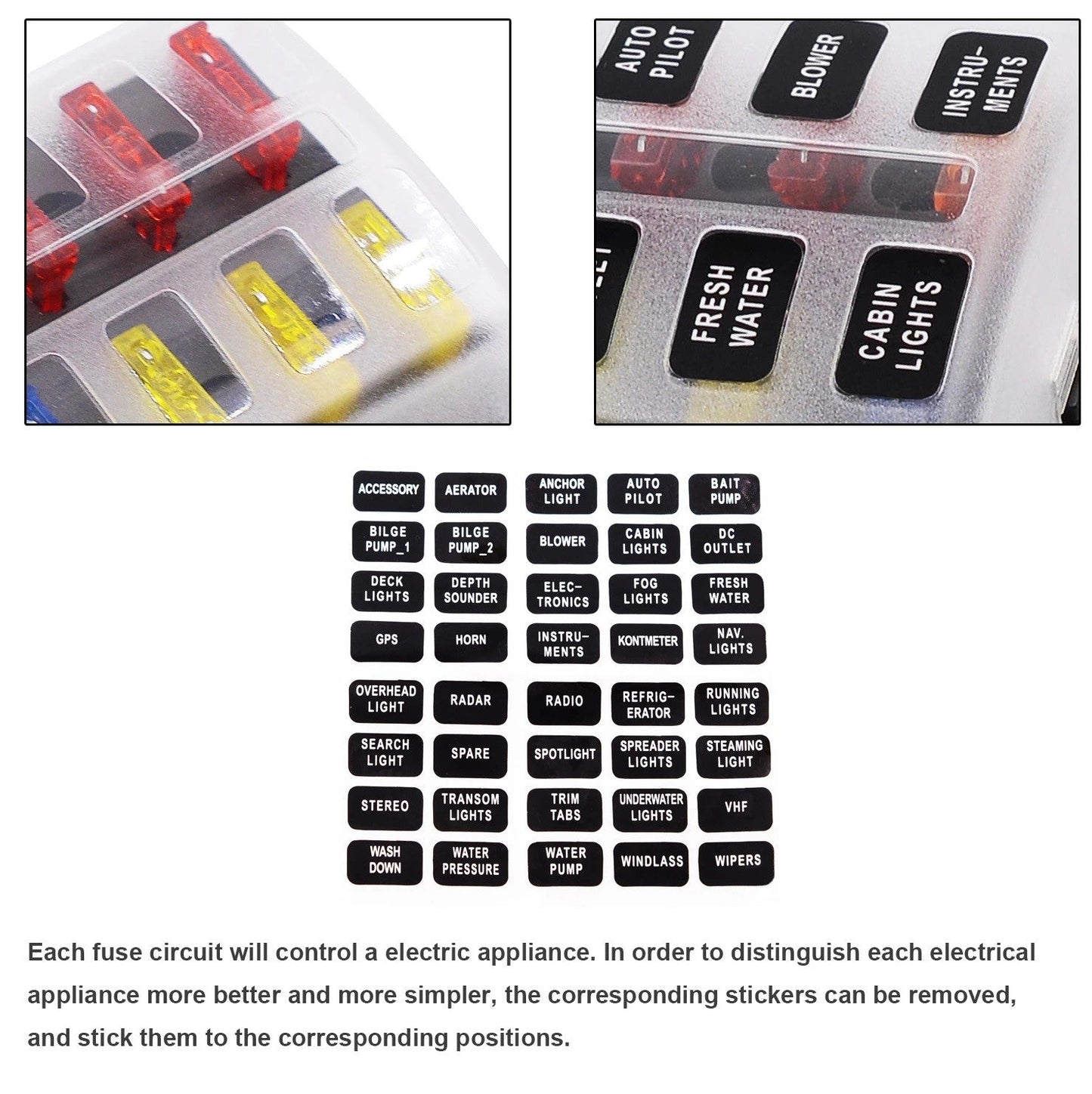 Get Organized and Protected with the 10 Way Fuse Box with Blade Block Holder Kit - Electromann SA