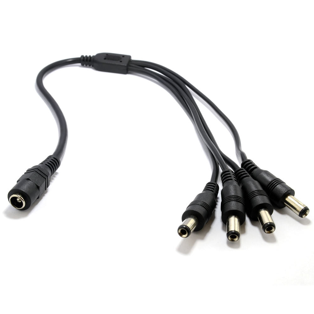 1 Female to 4 Male DC Power Splitter - Efficient and Reliable Solution - Electromann SA