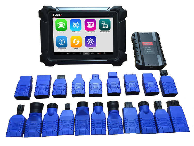 Fcar F7S-G Master (12V & 24V) Diagnostic Scanner for Trucks, Earth Moving & Cars - Electromann SA