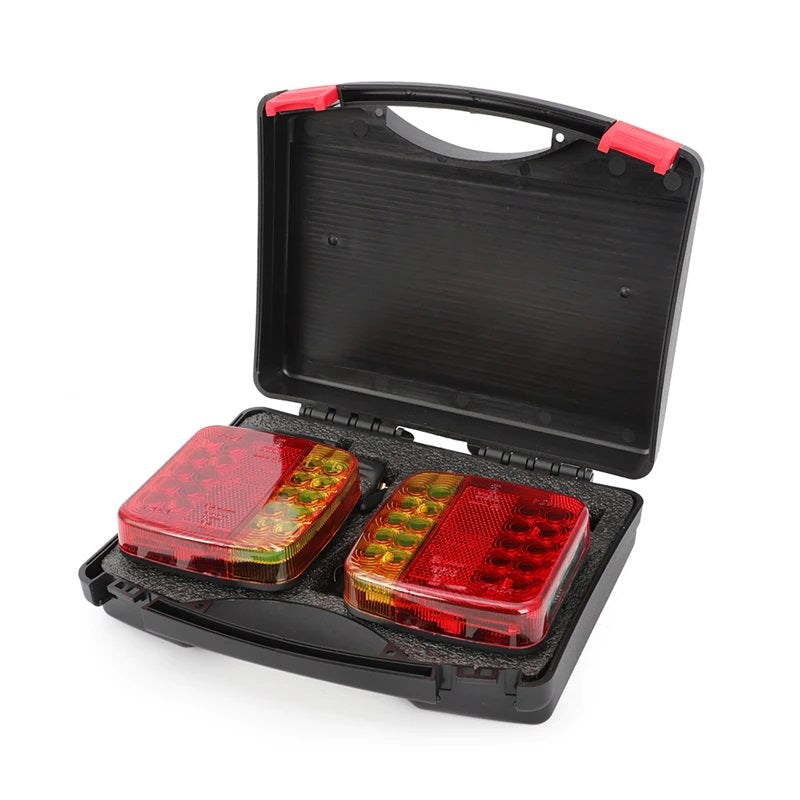 Magnetic Wireless LED Truck/Trailer Tail Light Kit - Convenient and Reliable Lighting Solution (10004776 - Electromann SA