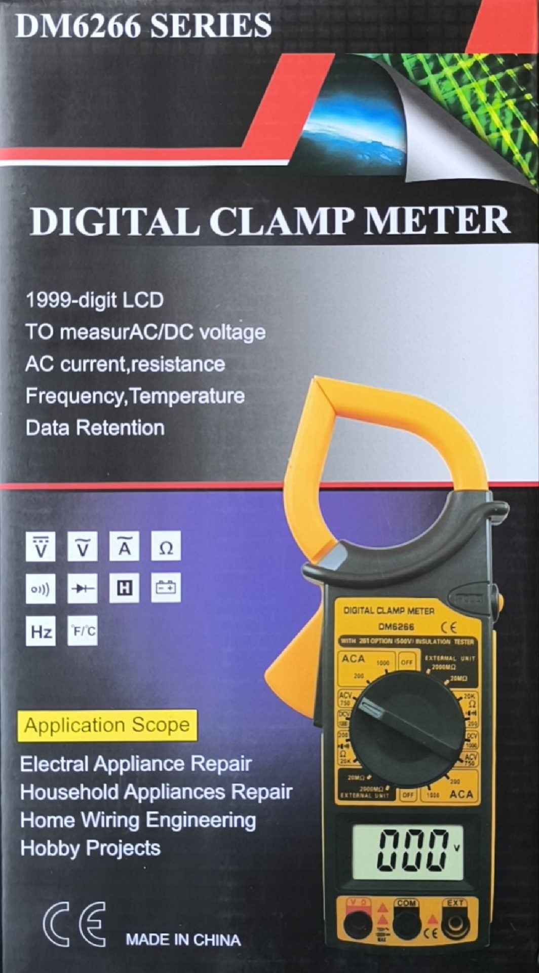 DM6266 Digital Clamp and Multimeter - Electromann SA
