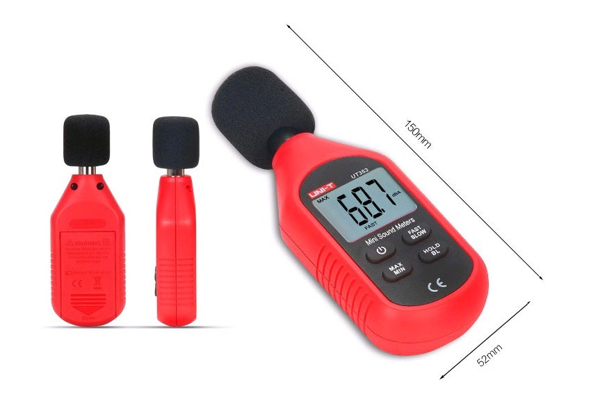 UNI-T UT353 Mini Digital Sound Level Meter - Electromann SA