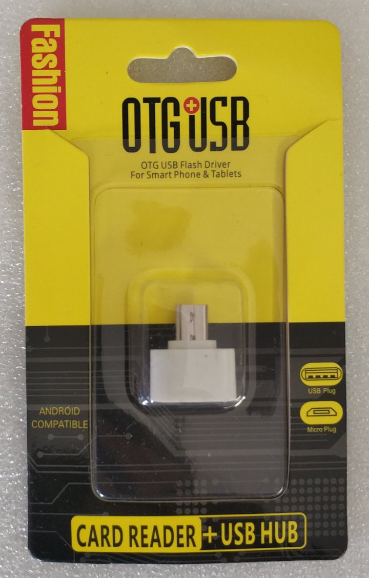 High-Quality Micro USB to USB 2.0 OTG Adapter for Smartphone and Tablet Connectivity - Electromann SA