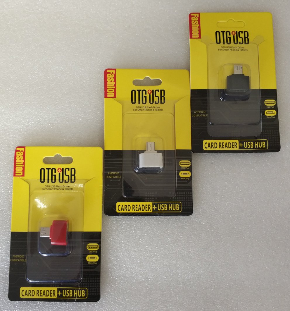 High-Quality Micro USB to USB 2.0 OTG Adapter for Smartphone and Tablet Connectivity - Electromann SA