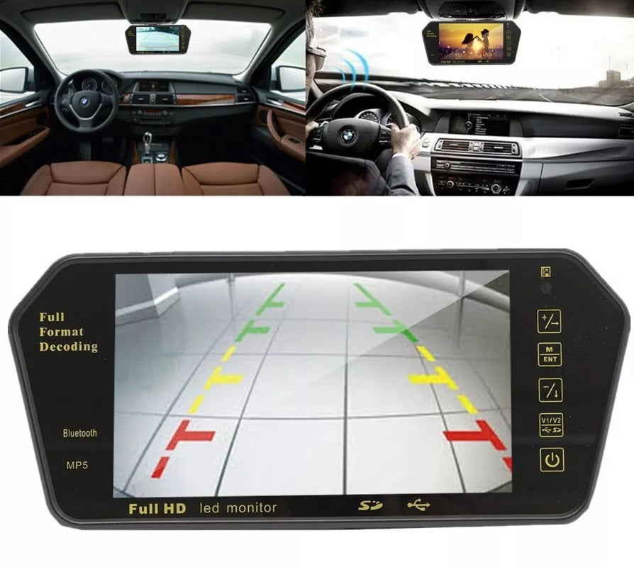 7 Inch TFT LCD Car Bluetooth Rear View Parking Kit - Electromann SA