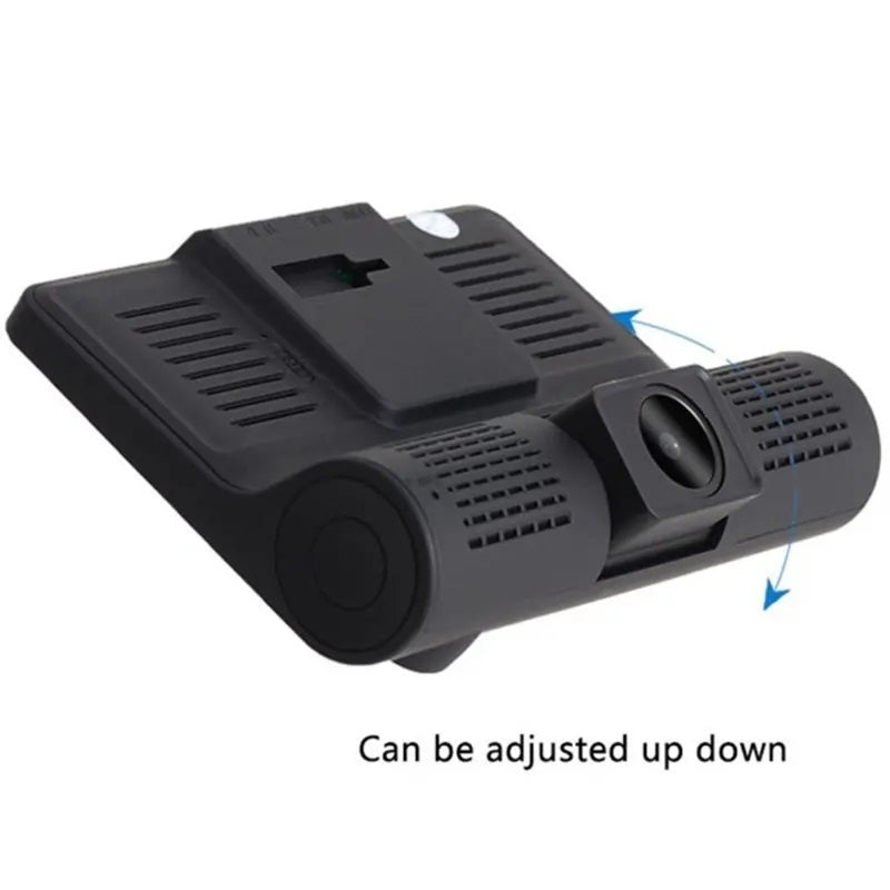 Enhance Your Safety with the 4 Inch 3 Lens 1080P Car Dash Camera with Rearview Camera - Electromann SA