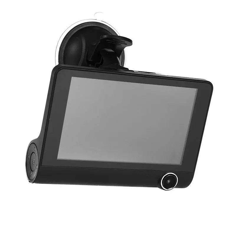 Enhance Your Safety with the 4 Inch 3 Lens 1080P Car Dash Camera with Rearview Camera - Electromann SA