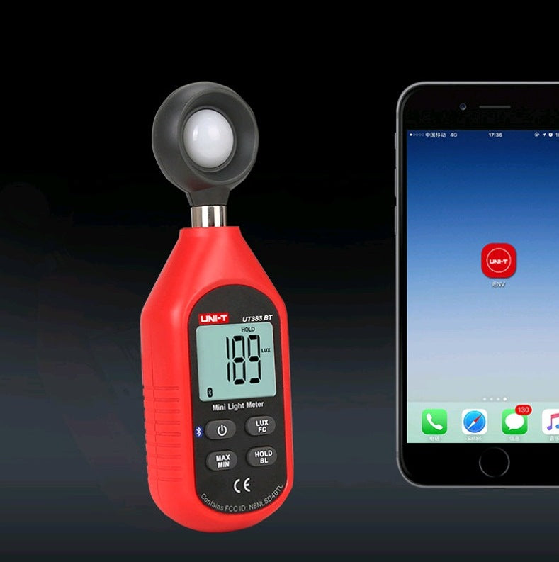 UNI-T UT383BT bluetooth Digital Luxmeter - Electromann SA
