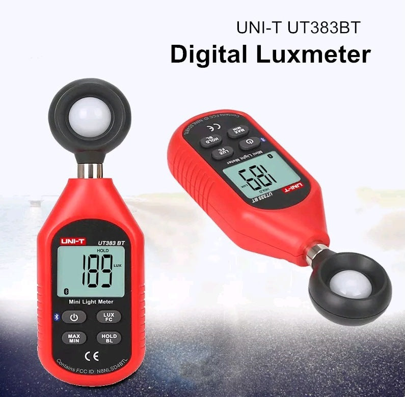 UNI-T UT383BT bluetooth Digital Luxmeter - Electromann SA