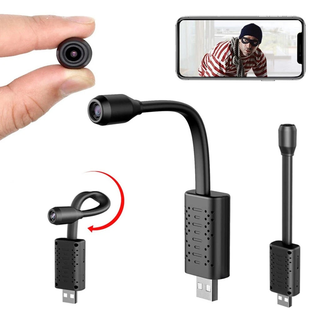 Xiaovv 1080P WIFI USB Mini IP Camera 140° - Electromann SA