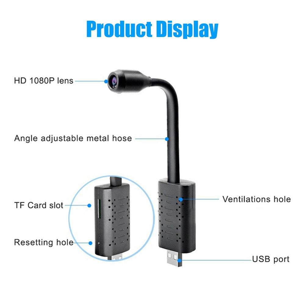 Xiaovv 1080P WIFI USB Mini IP Camera 140° - Electromann SA