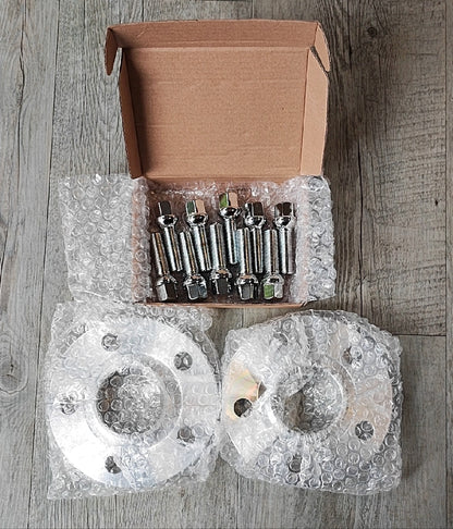 2Pieces 15mm Wheel Spacers PCD 5x112 CB 66.5mm 5Lug for Mercedes Benz and Audi Vehicles - Electromann SA