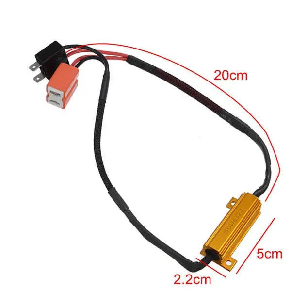 H7 50W 6R LED Decoder/Error Canceller - Electromann SA