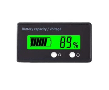 5-72V LCD Lithium/Lead Acid Battery Indicator - Electromann SA