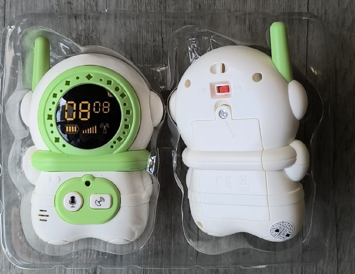 2Pcs Kids His and Hers 300m Transmission Walkie Talkies Set - Electromann SA