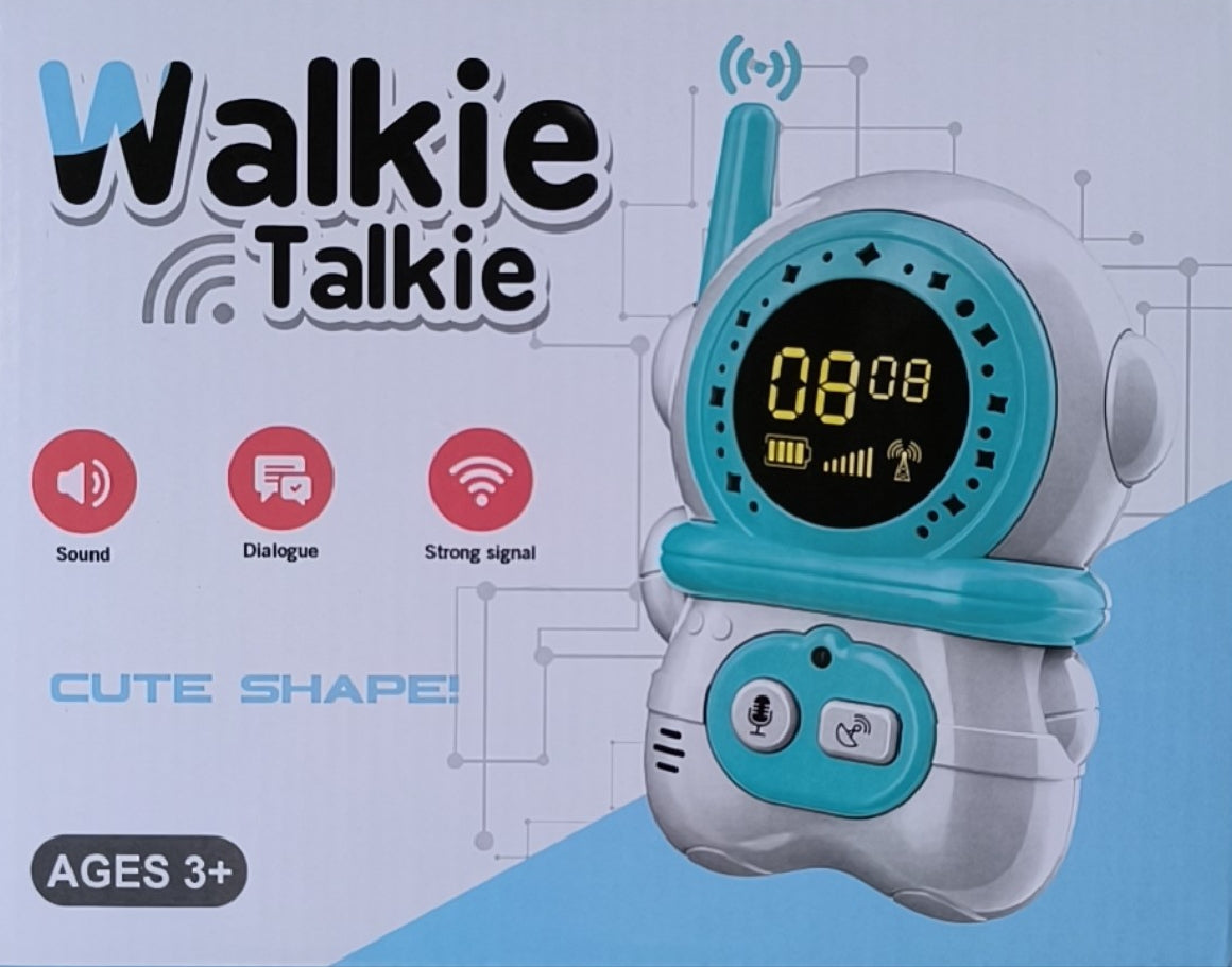 2Pcs Kids His and Hers 300m Transmission Walkie Talkies Set - Electromann SA