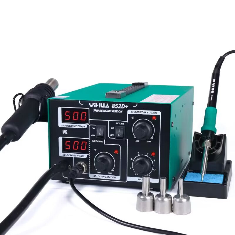 2 in 1 SMD Soldering Rework Station - Electromann SA