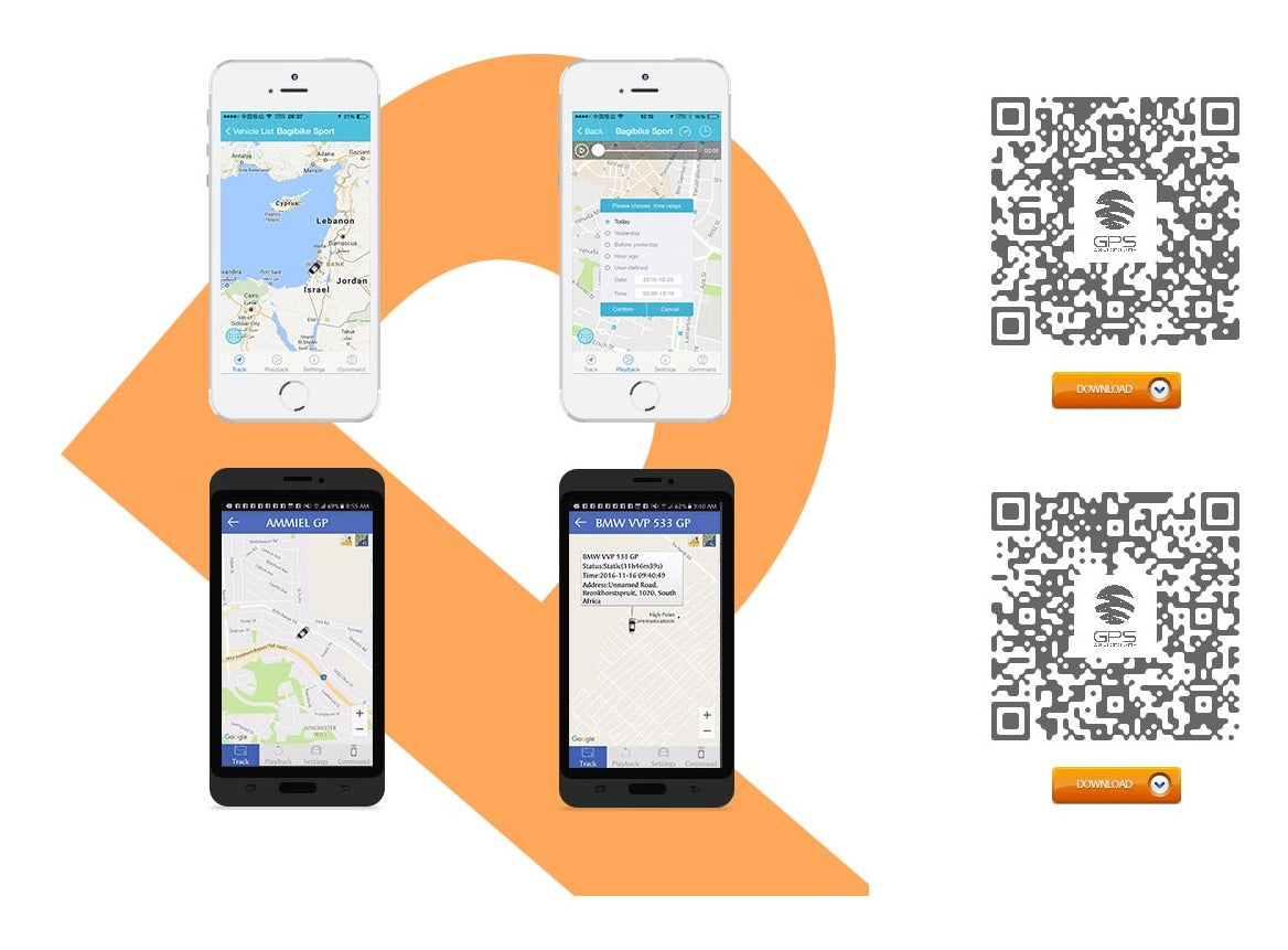 VT05R DIY Live Web and Mobile Phone Based Vehicle GPS Tracker - No Contract - Electromann SA