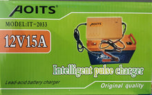 12v 15A Intelligent Pulse Charger - Electromann SA