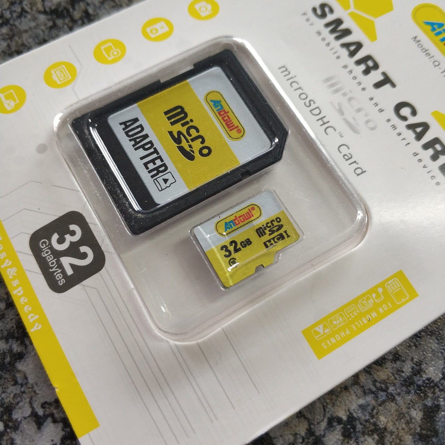 Andowl 32GB Class 10 Micro SD Card - Electromann SA