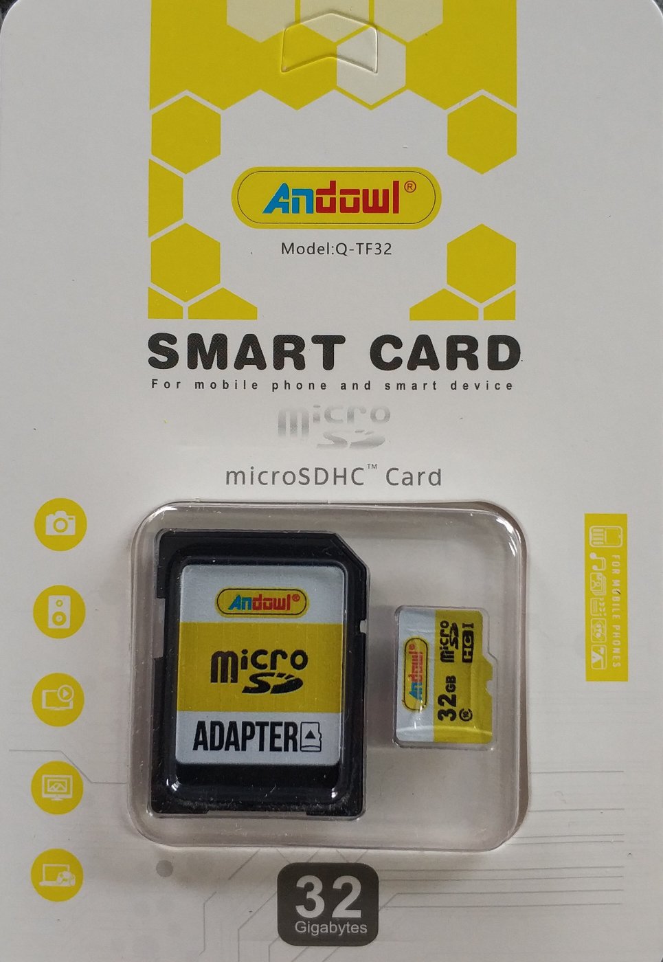 Andowl 32GB Class 10 Micro SD Card - Electromann SA