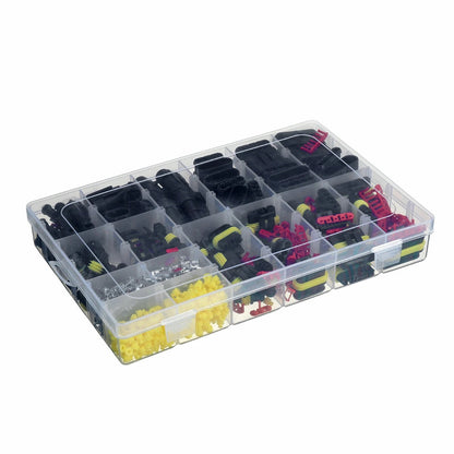 708pcs Electrical Connector Plug 1-6 Pin Kit - Electromann SA