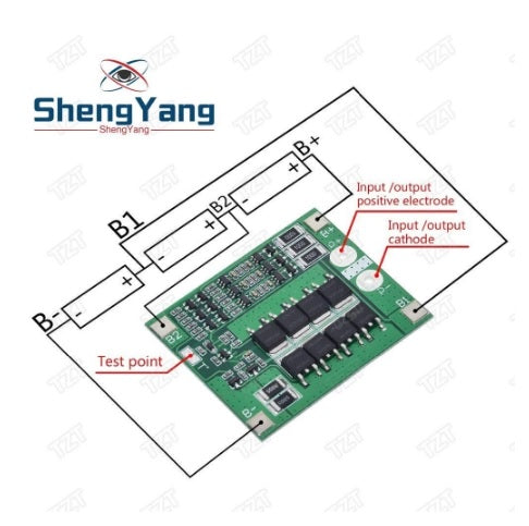 3S 25A Li-ion Lithium Battery Charger Protection Board - Electromann SA