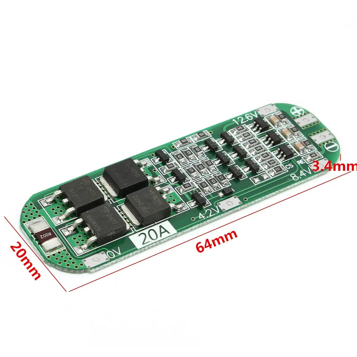 3S 20A Li-ion Lithium Battery 18650 Charger PCB BMS Protection Board 12.6V Cell - Electromann SA