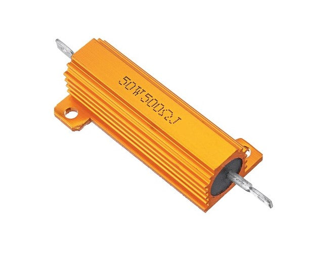 RX24 50W500RJ Metal Aluminum Case High Power Resistor - Electromann SA