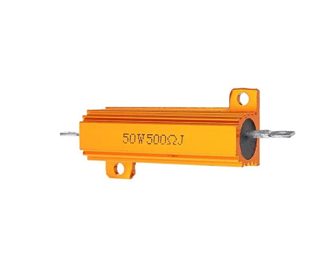 RX24 50W500RJ Metal Aluminum Case High Power Resistor - Electromann SA