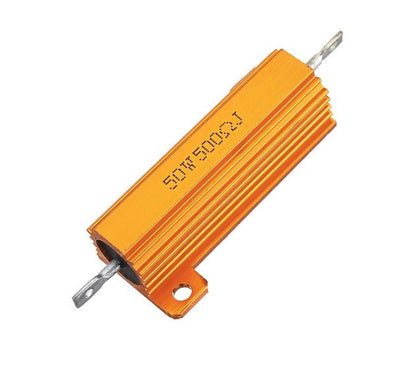 RX24 50W500RJ Metal Aluminum Case High Power Resistor - Electromann SA