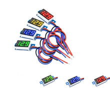 DC 0-100V 0.36 Inch Mini Digital Volt Meter 3 Wire - RED - Electromann SA