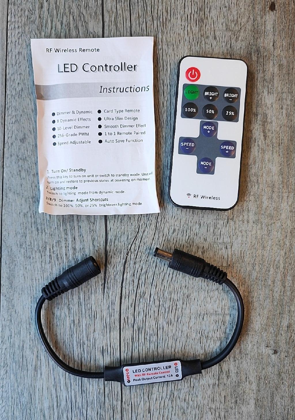 LED Strip Wireless RF Controller - Electromann SA