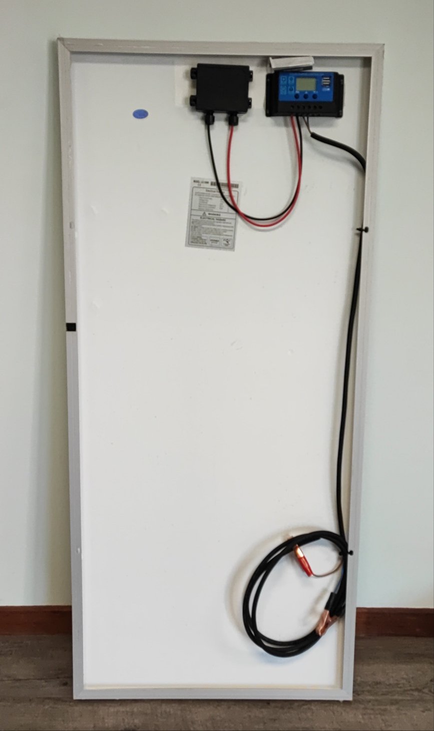 100W Mono 10A Solar Car/Boat Battery Charger Kit - Electromann SA