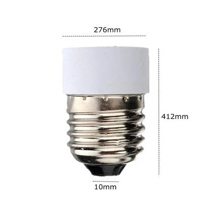 E27 to E14 LED Light Bulb Adapter - Electromann SA