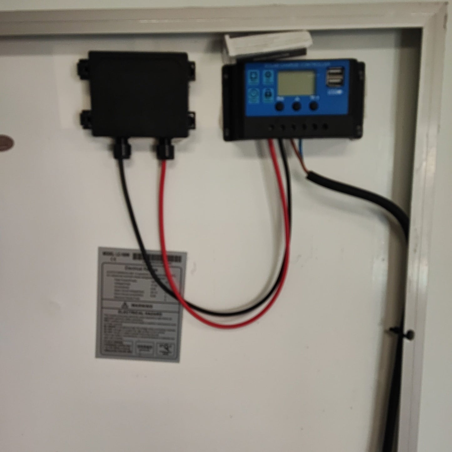 100W Mono 20A Solar Car/Boat Battery Charger Kit - Electromann SA