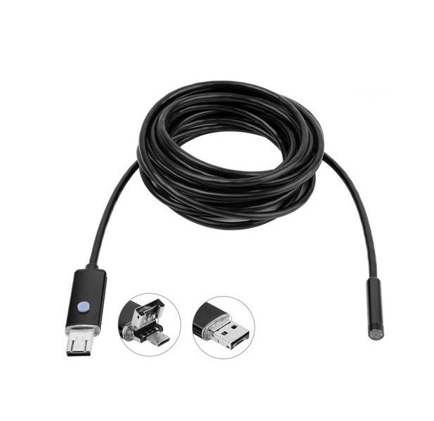 Andowl Q-HD211 2 In 1 Android Waterproof 5m Micro USB Endoscope - Electromann SA