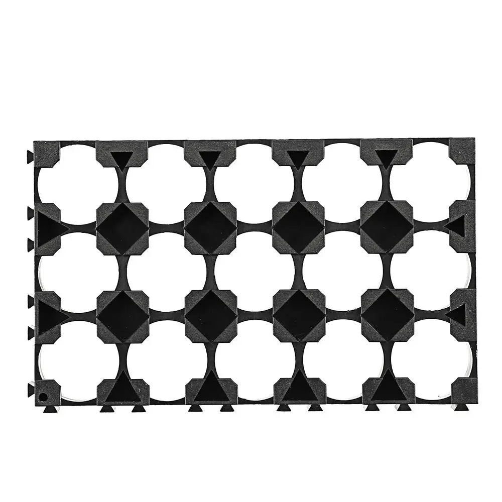 3x5 Battery Spacer Plastic Holder for 18650 Lithium Cells - Electromann SA