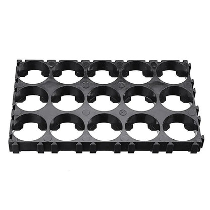 3x5 Battery Spacer Plastic Holder for 18650 Lithium Cells - Electromann SA