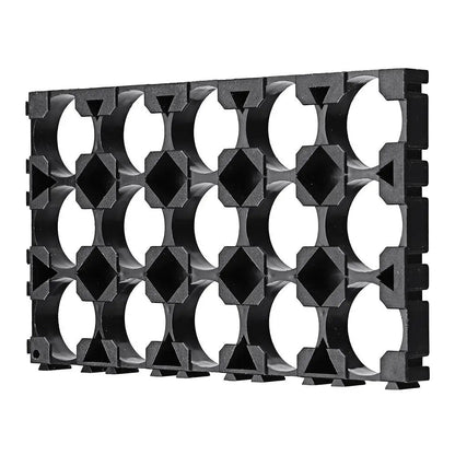 3x5 Battery Spacer Plastic Holder for 18650 Lithium Cells - Electromann SA