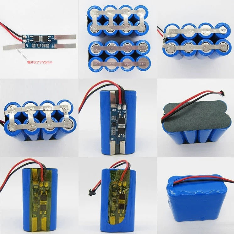2S 7.4V 8A Peak Current 15A 18650 Lithium Battery Protection Board - Electromann SA