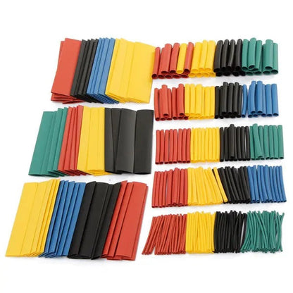 328pcs 2:1 Polyolefin Heat Shrink Tubing - Electromann SA