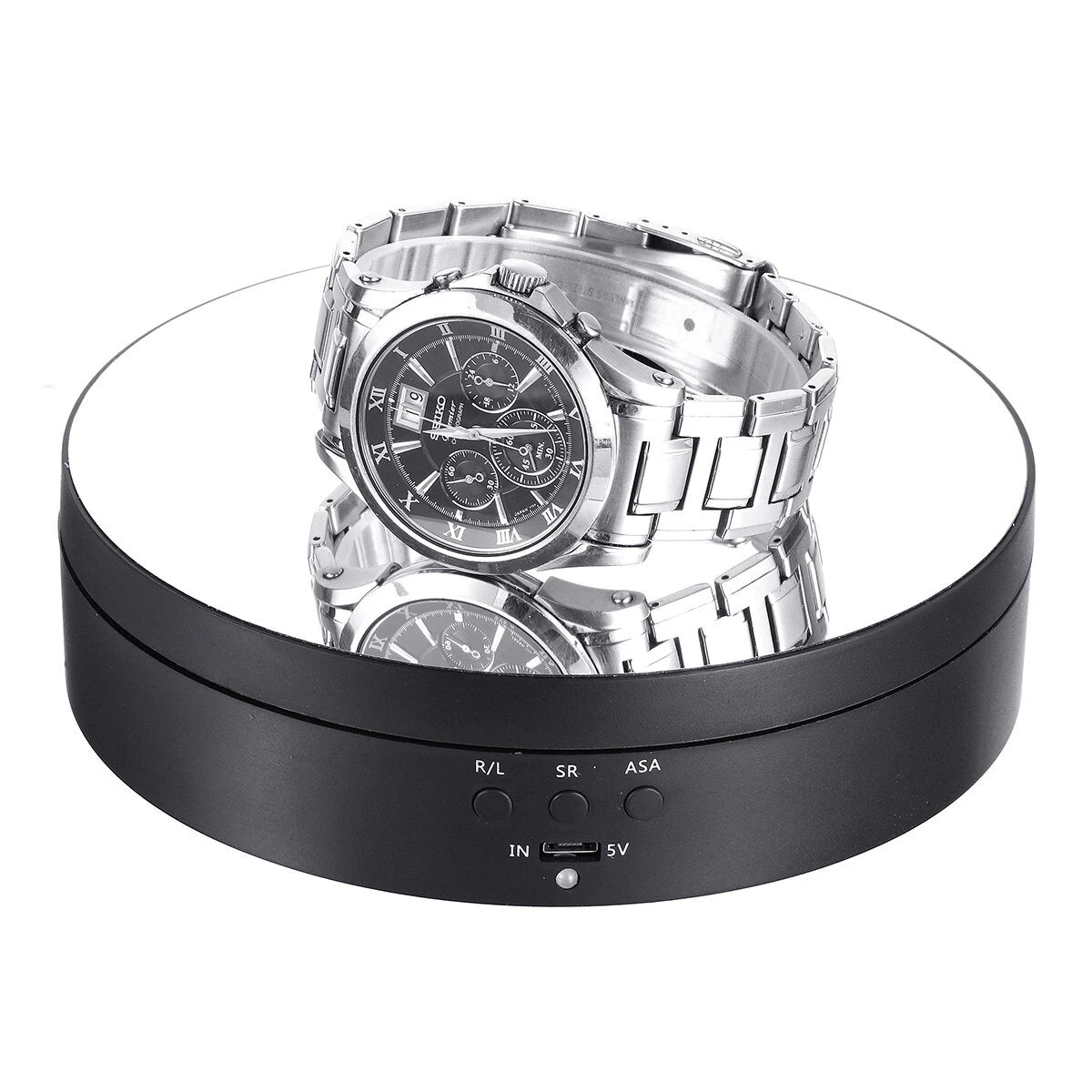 360 Degree Round Rotating Automatic Display Stand – Electromann SA