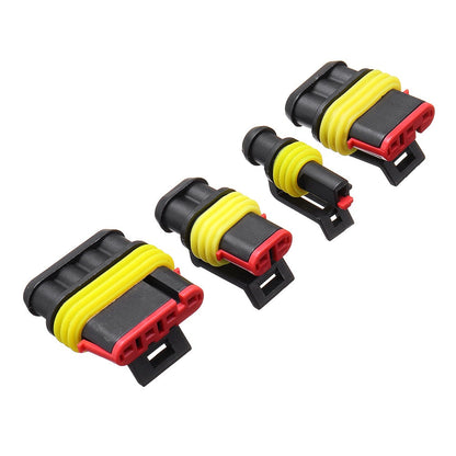 352pcs Waterproof Electrical Wire Connector 1/2/3/4 Pin Kit - Electromann SA